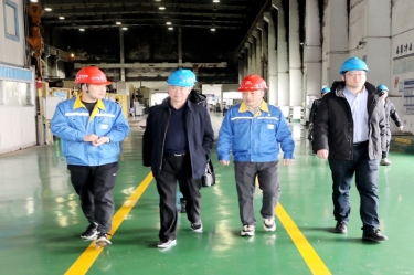 2024年 1月30日，浙江省经信厅机关党委二级巡视员孙自强莅临优游UB8纸业开展岁末年初安全生产督导